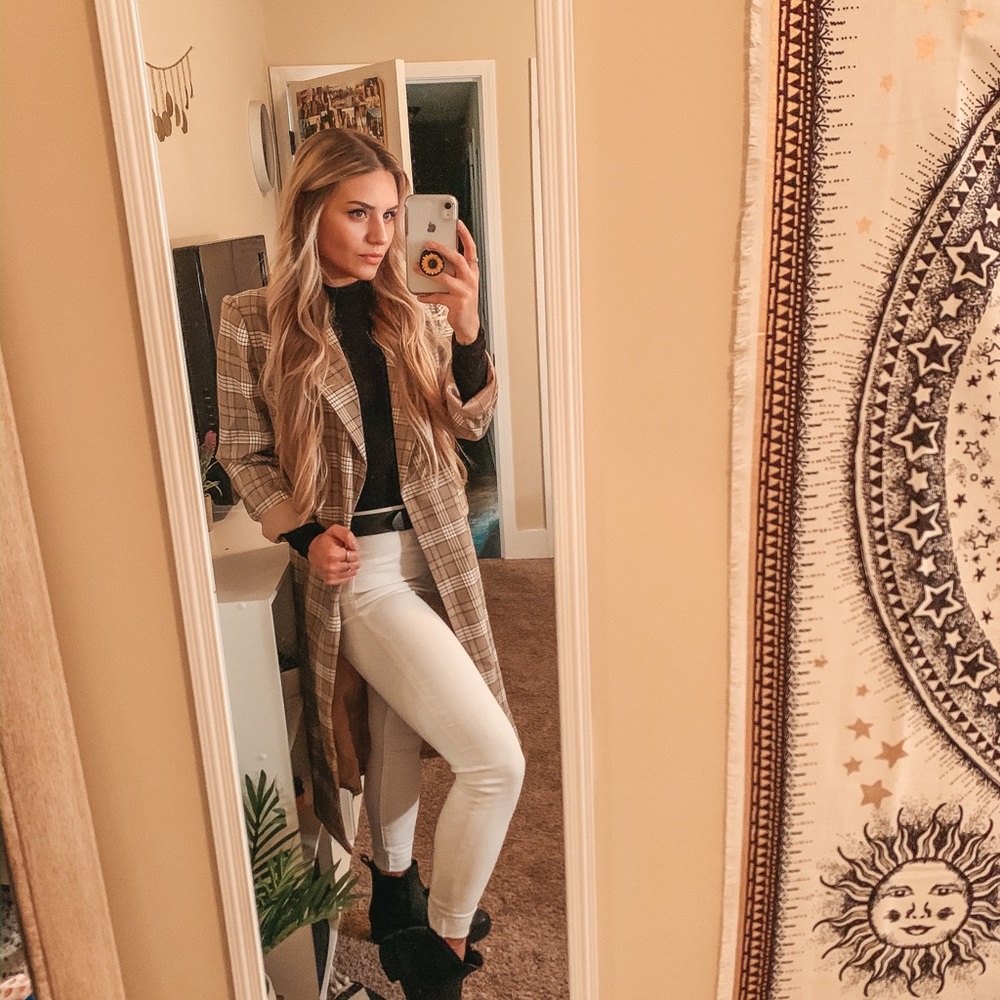 Ina long coat peacoat long topcoat